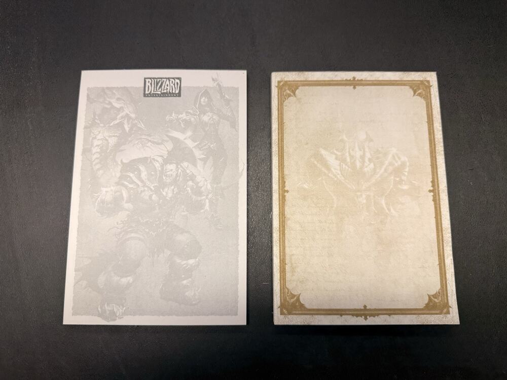 Blizzard Warlords of Draenor Paper Note Pad World of Warcraft WoW Diablo 3 Set